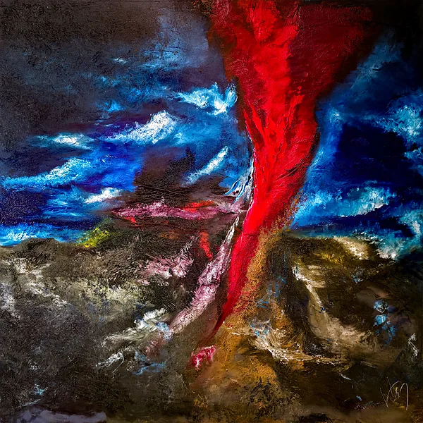 Book of Judges 11:12 (Jephthah's Vow) - 70x70 cm