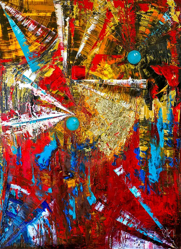 Before "EVERYTHING" - 100x73 cm